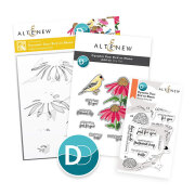 アルテニュー Bird on Bloom & Add-on Die Bundle