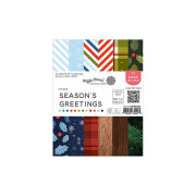 ワッフルフラワー Season's Greetings Paper Pad (4.25x5.5)